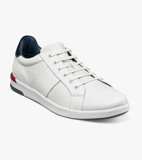 Florsheim Crossover Lace To Toe Sneaker - White