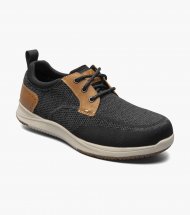 Florsheim Conway Composite Toe Plain Toe Sneaker - Black and Brown