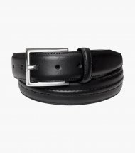 Florsheim Caprio Genuine Leather Belt - Black